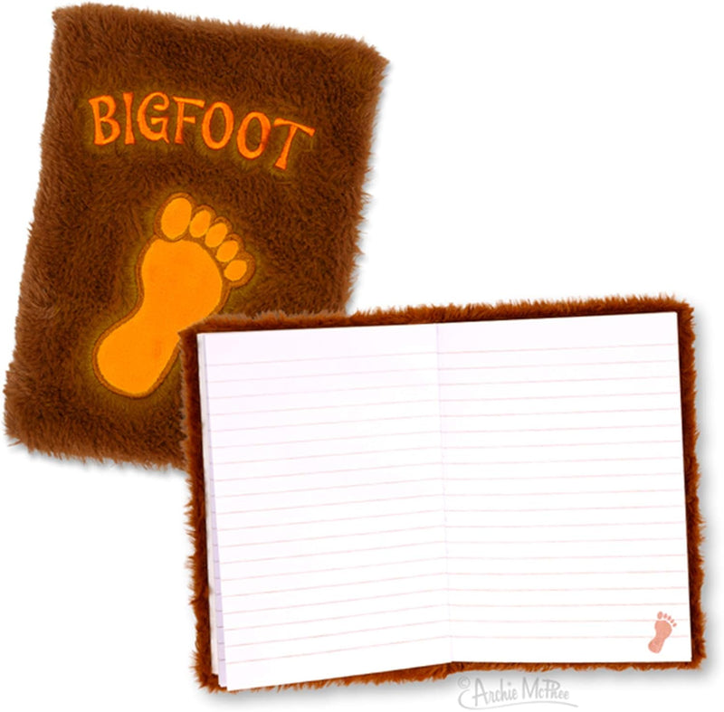 Fuzzy Big Foot Notebook