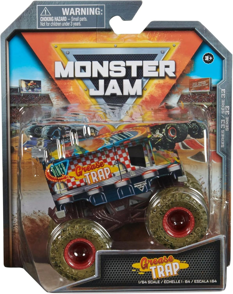 Monster Jam - 1:64 Scale Die Cast - Greese Trap