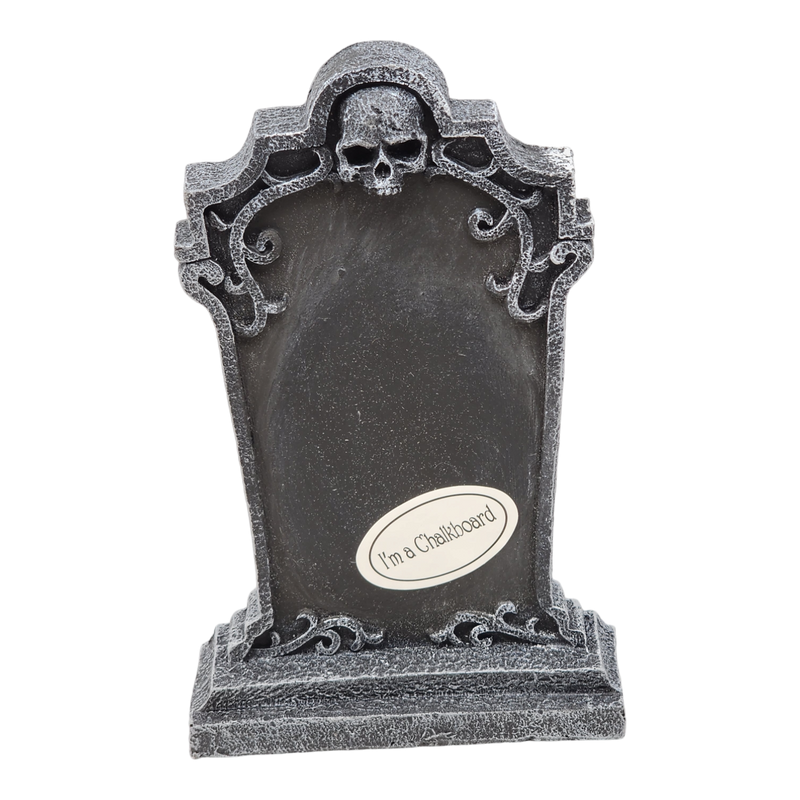 Tombstone Charlkboard - Skull