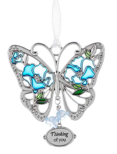 Butterfly Kisses Ornament -