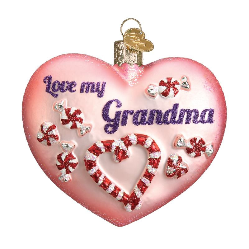 Old World Christmas Grandma Heart