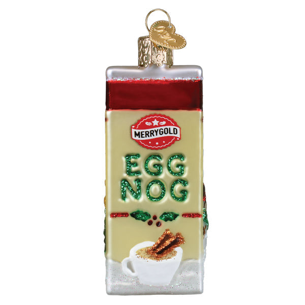 Eggnog Carton Ornament