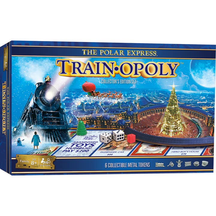 The Polar Express Train  Opoly Board Game