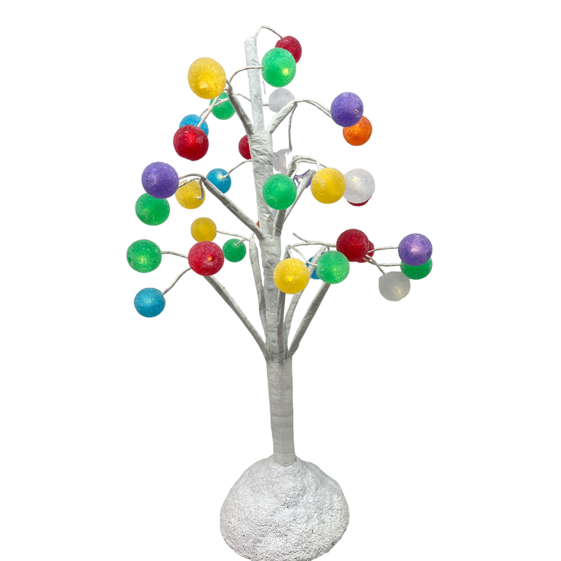 Lighted Holiday Round Gum Drop Tree