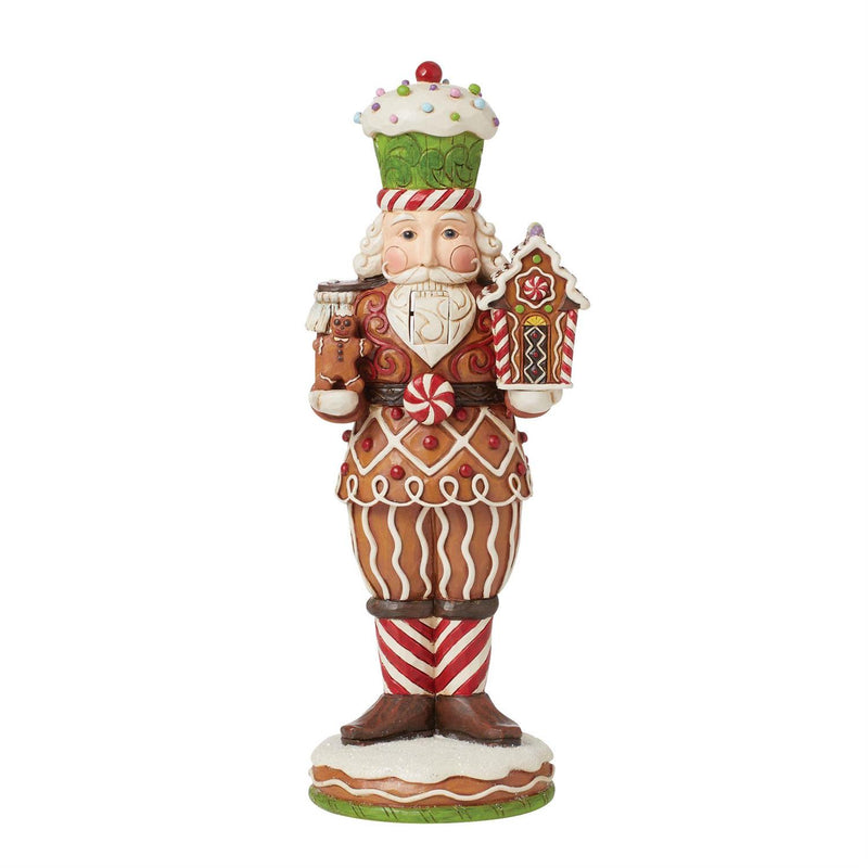 Jim Shore Heartwood Creek "Let's Get Crackin" Gingerbread Nutcracker Figurine