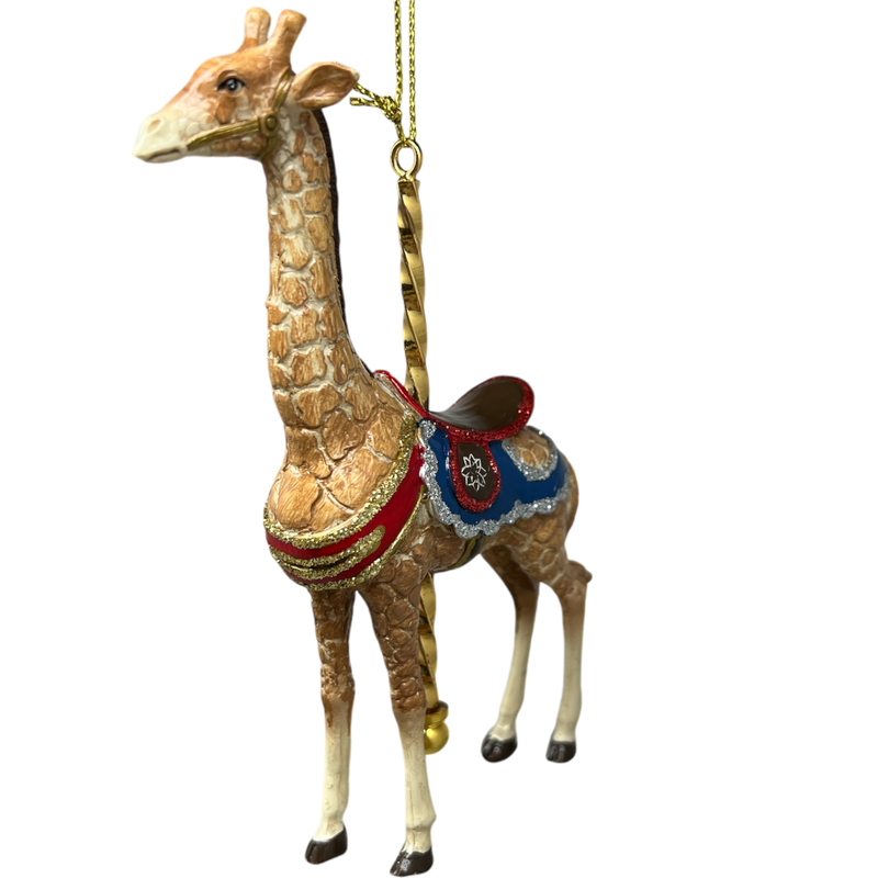 Resin Carousel Assortment Ornament - Giraffe