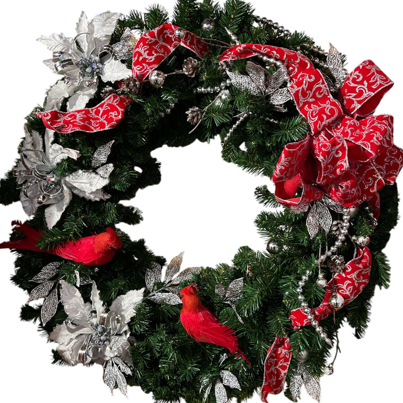 Cardinal Wreath - In House Design