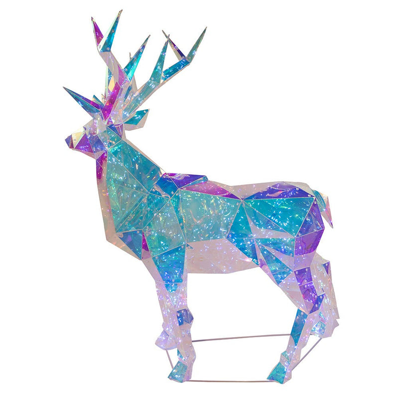 3 Foot LED Multifunction Holographic Reindeer