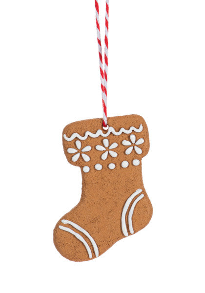 Gingerbread Cookie Ornament - Stocking