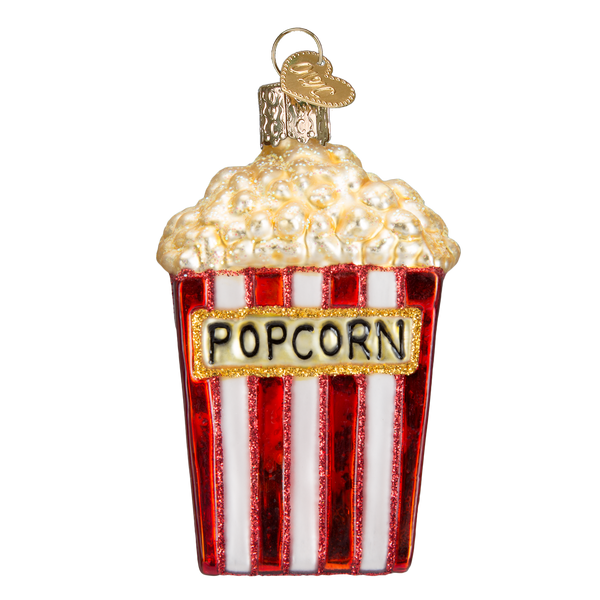 Popcorn Glass Ornament