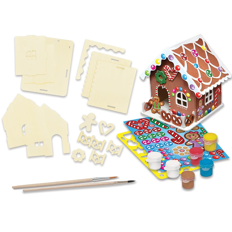 Buildable Gingerbread House Craft Set