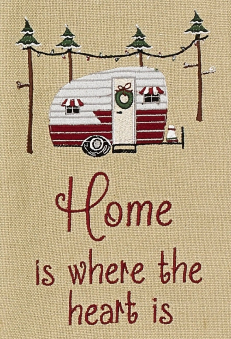 Home Is Where The Heart is Dish Towel