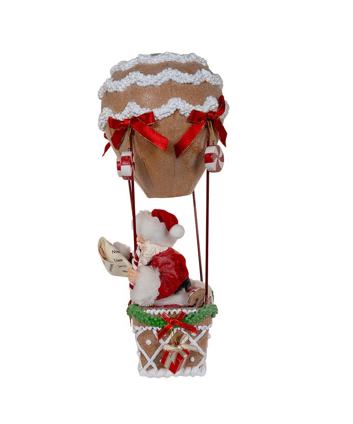 Fabriché Hot Air Balloon Santa