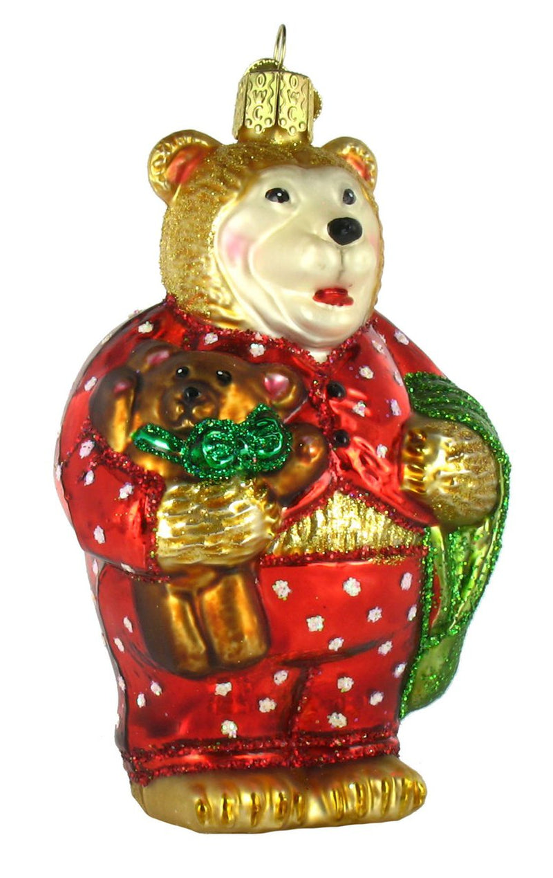 Sleepy Bear Ornament