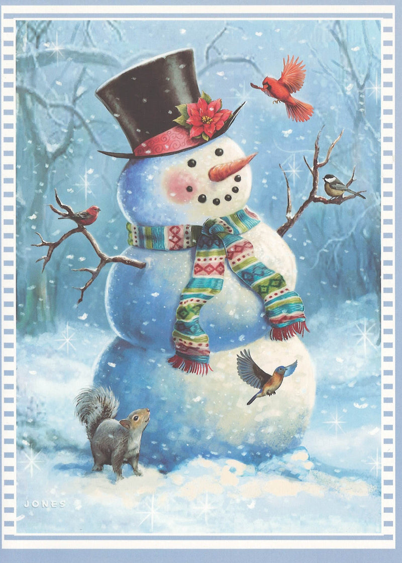 Holiday Memories Boxed Cards - Set of 18 - Woodland Snowman