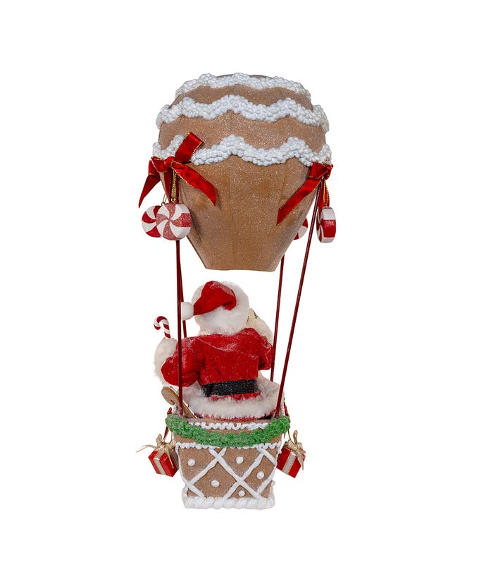 Fabriché Hot Air Balloon Santa