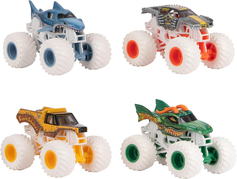 Monster Jam Set of 4  - 1:64 Scale Die Cast - Snow Drifters