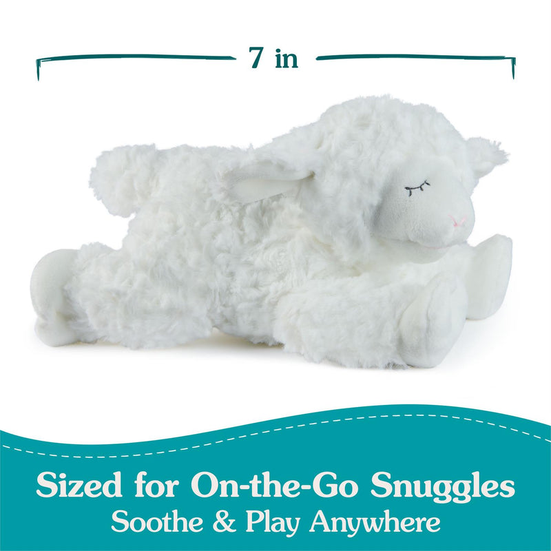 Winky Lamb - Plush Rattle - 7 Inch