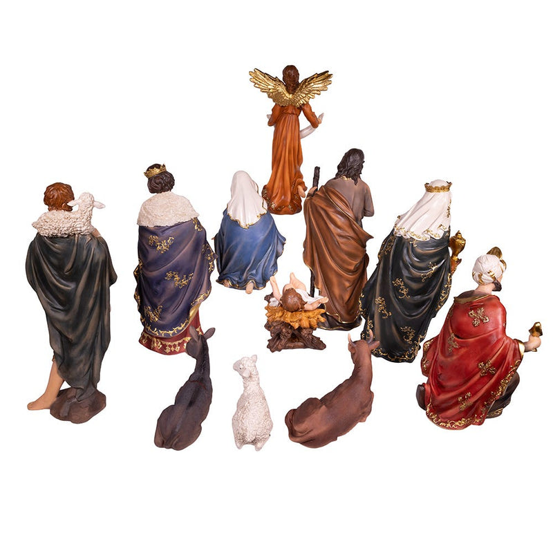 18" Nativity Table Piece - 11 Piece Set