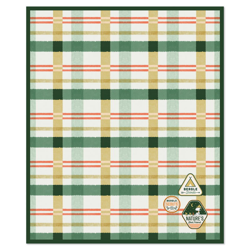 Peanuts Beagle Scouts Picnic Blanket With Bag