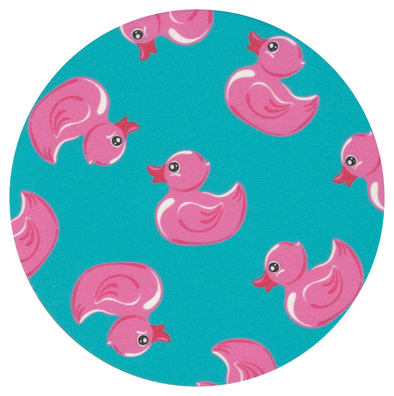 Sip Sip Hooray Coaster -  Pink Rubber Duckies