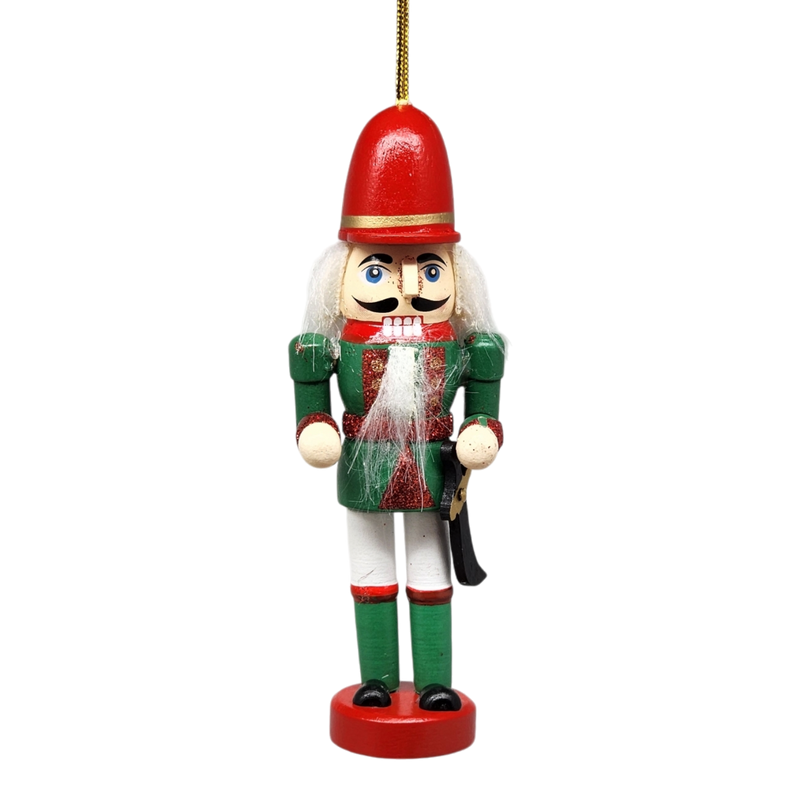 Wood Nutcracker Ornament - Major