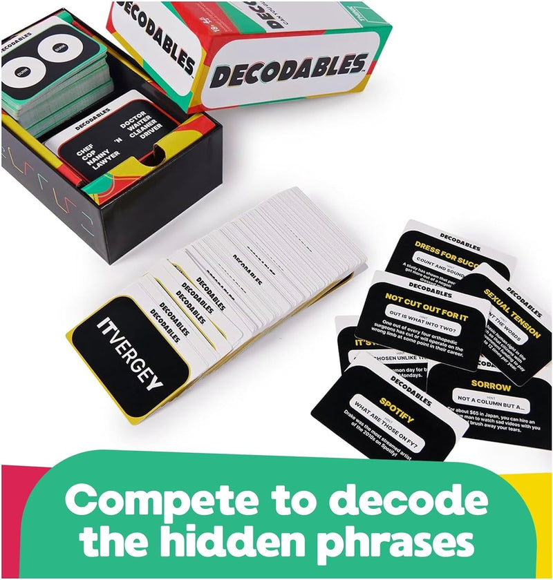 Decodables - Can You Guess The Hidden Phrase -  A Hysterical Adult Party Game