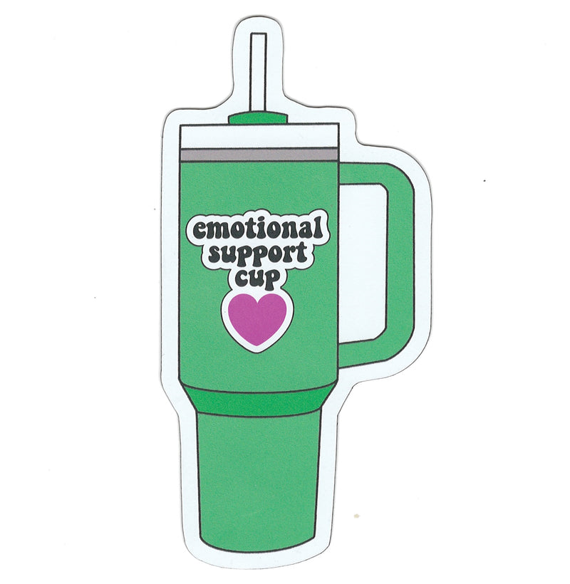 Large Flex Magnet - Emotional Support Cup