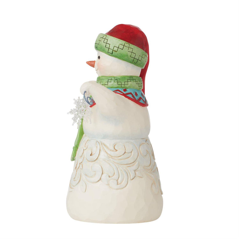 Snowman with Long Hat Figurine