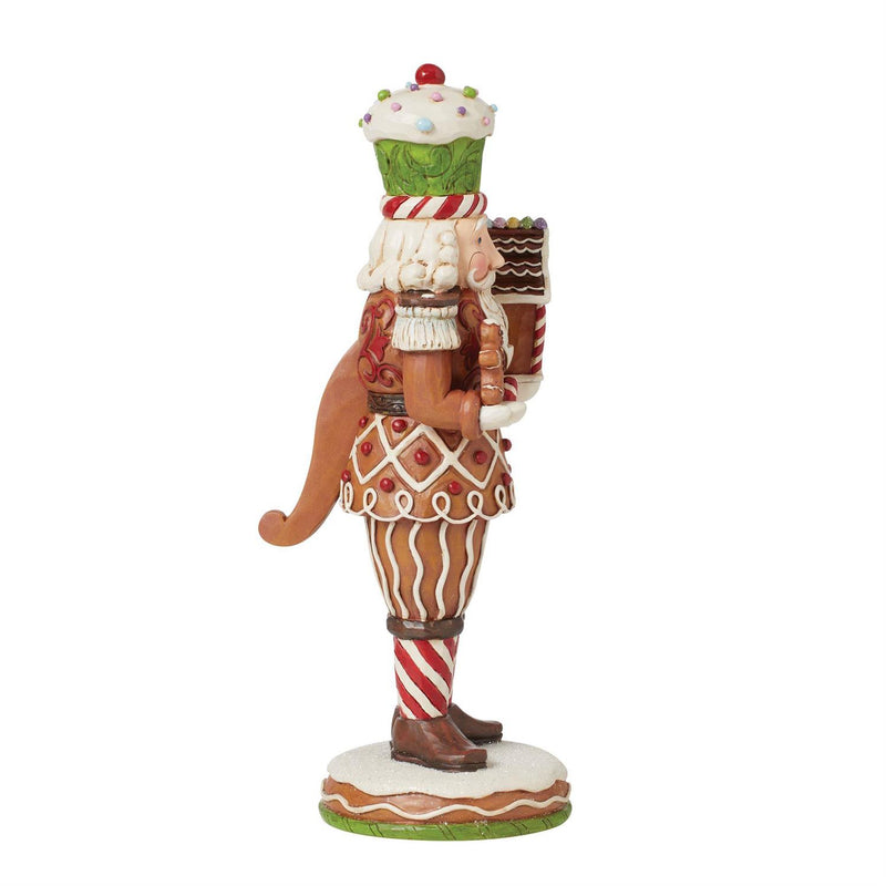 Jim Shore Heartwood Creek "Let's Get Crackin" Gingerbread Nutcracker Figurine