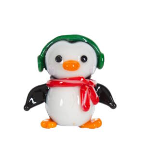 The Most Waddle-ful Time of the Year - Glass Penguin Charm