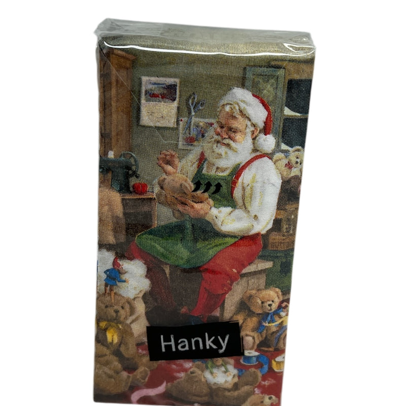 Christmas Hankie - Santa