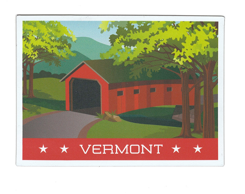 Large Flex Magnet - Vermont Covered Bridge