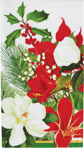 Christmas Garden Guest Towel