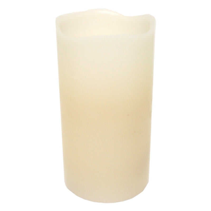 Vanilla Scented Soft Glow Flicker Pillar Candle - 3x6