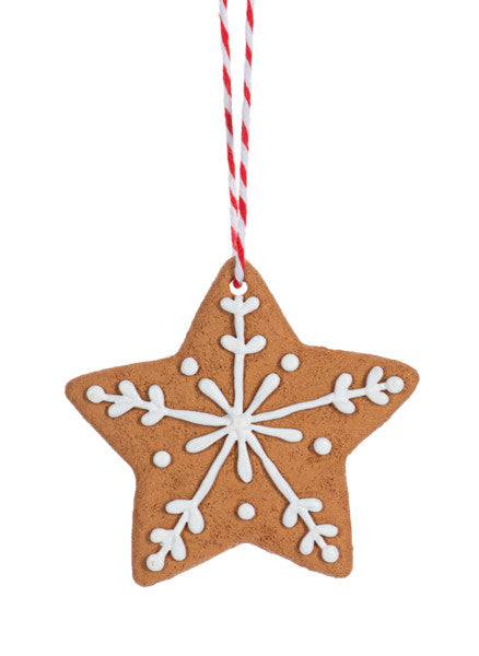 Gingerbread Cookie Ornament - Star