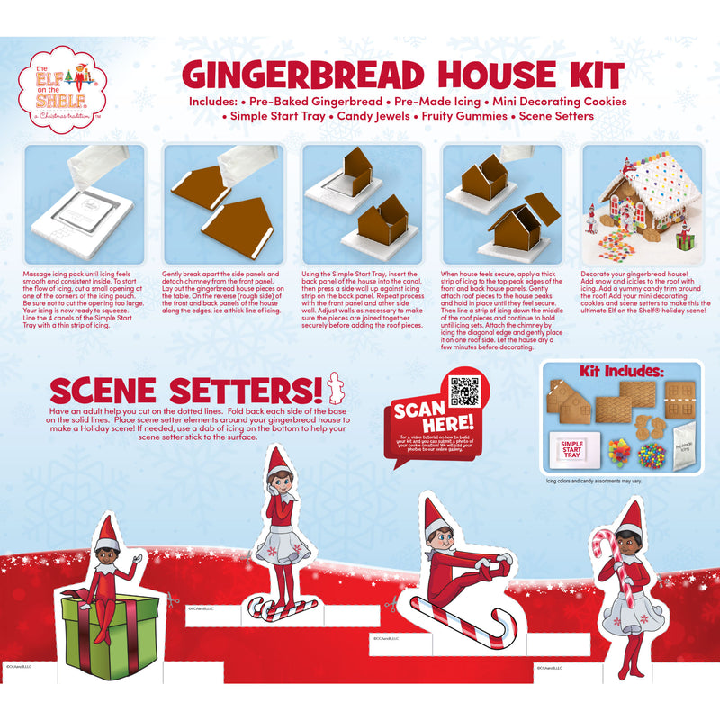 Elf on the Shelf Gingerbread House Kit