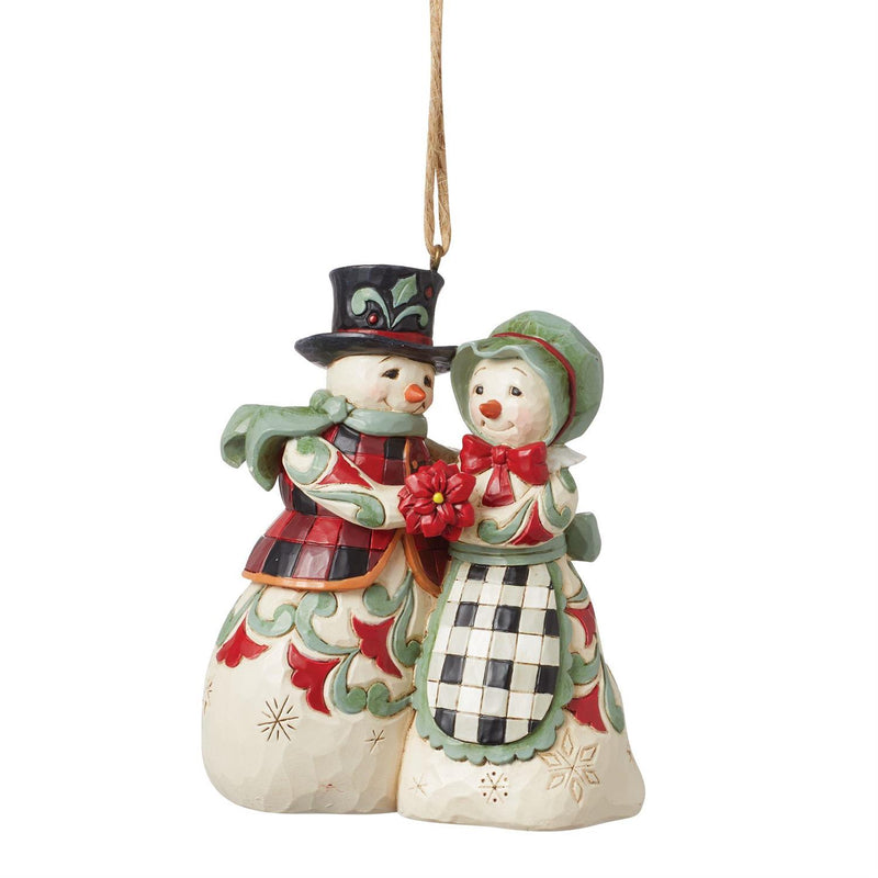 Highland Glen Mr & Mrs Snowman Ornament