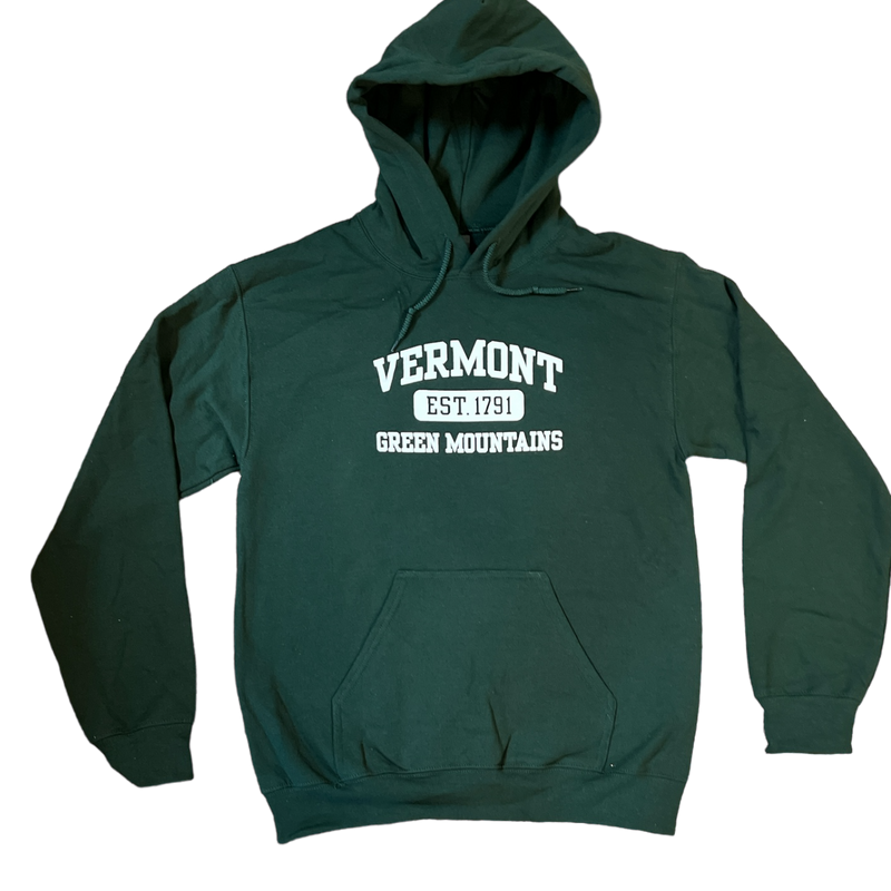 Vermont Est 1791 Green Mountain  Hoodie -