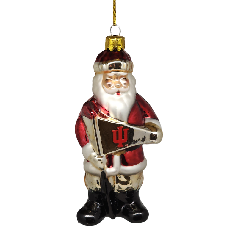 Indiana University Santa Claus Ornament