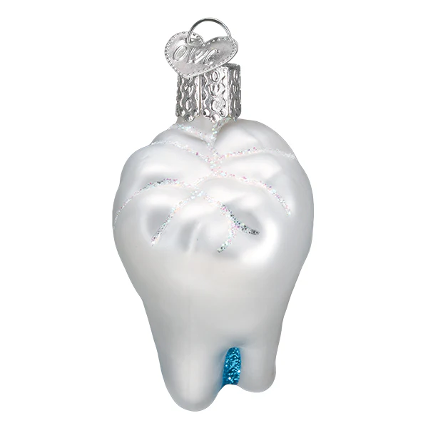 Tooth Glass Ornament