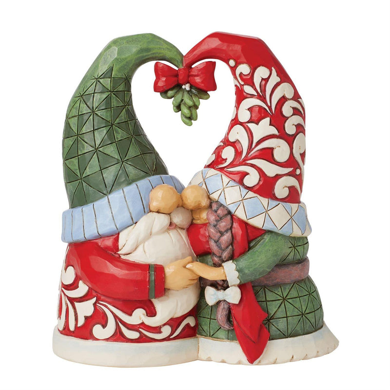 Gnomes Mistletoe Couple Figurine