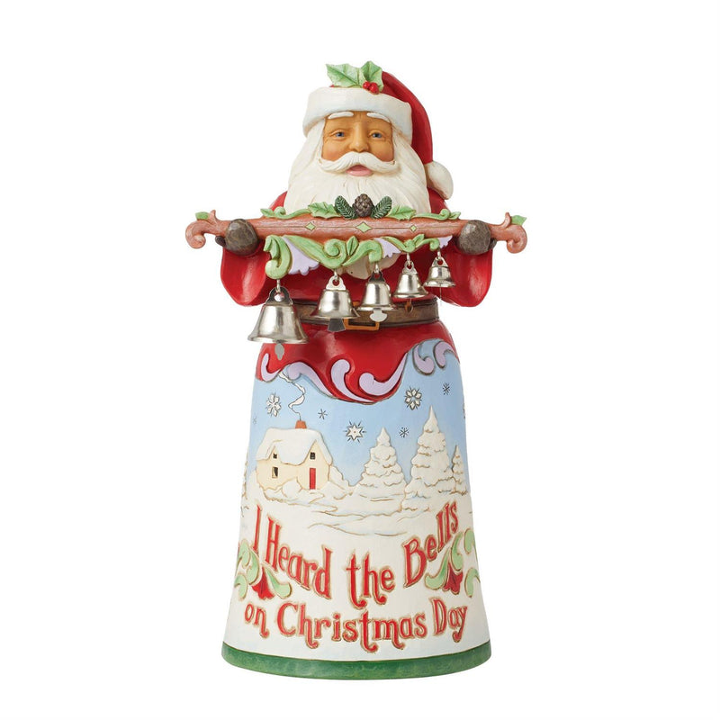 I Heard The Bells On Christmas Day - Santa Figurine