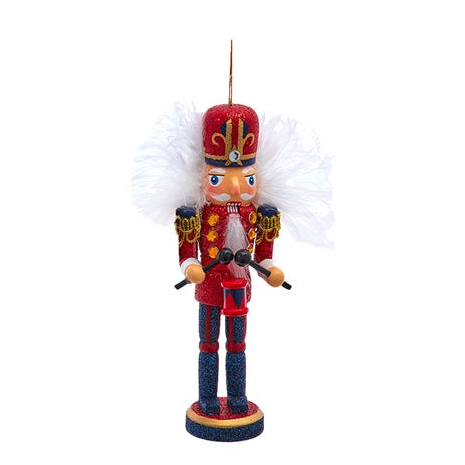 5 Inch Hollywood Nutcracker Ornament - Red and Blue Soldier