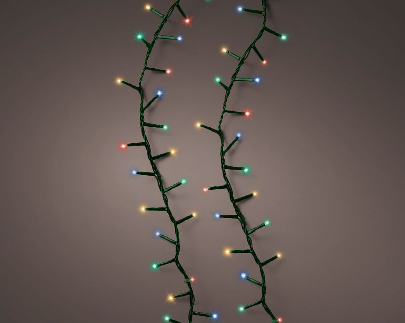 LED Rice Twinkle Stringlight - 1000 Lights - Multicolor - Green Wire