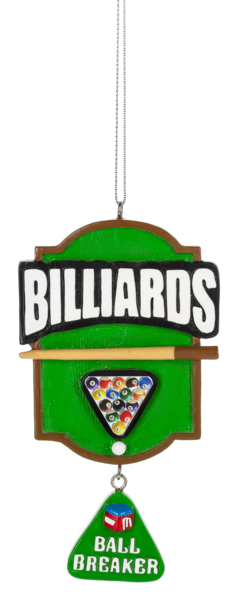 Billards Ball Breaker Ornament