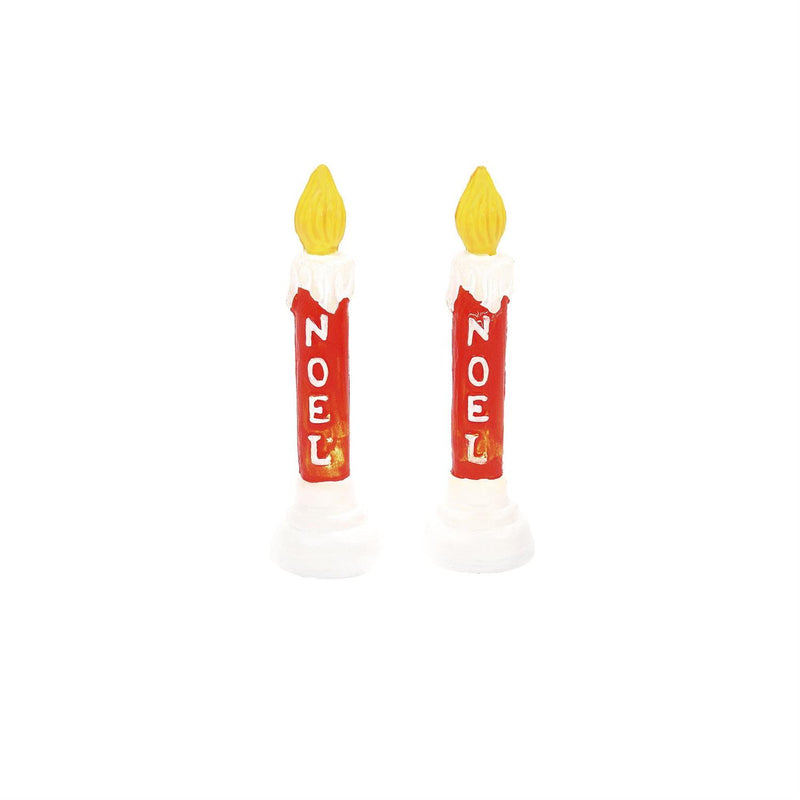 Blow Mold Candles Village Accessory