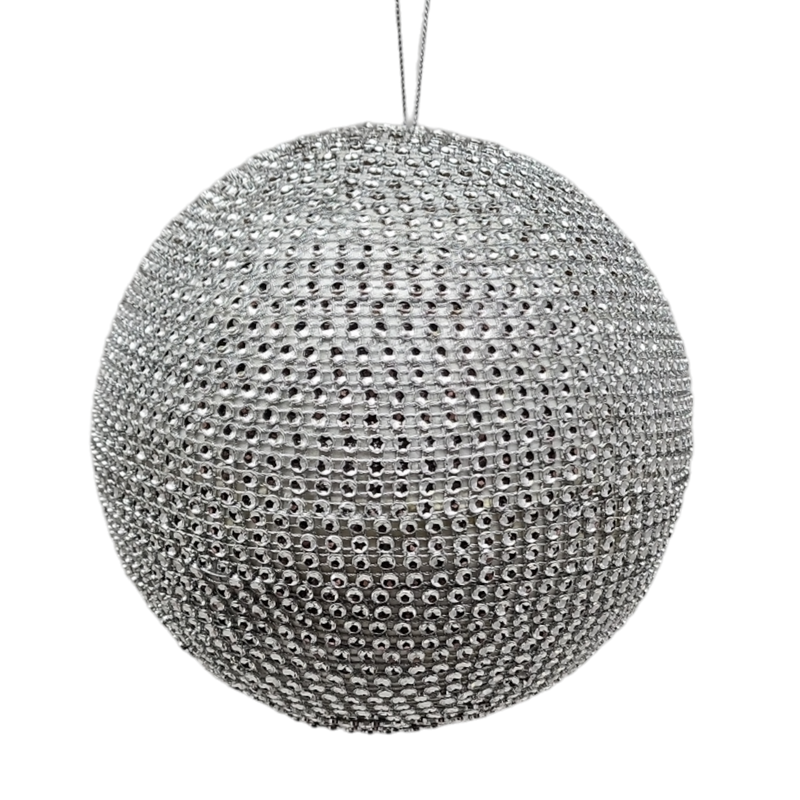 Mirror Sequin Oversized Ball Ornament -