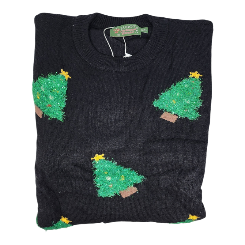 Festive Christmas Sweatershirt  - Tinsle Tree -