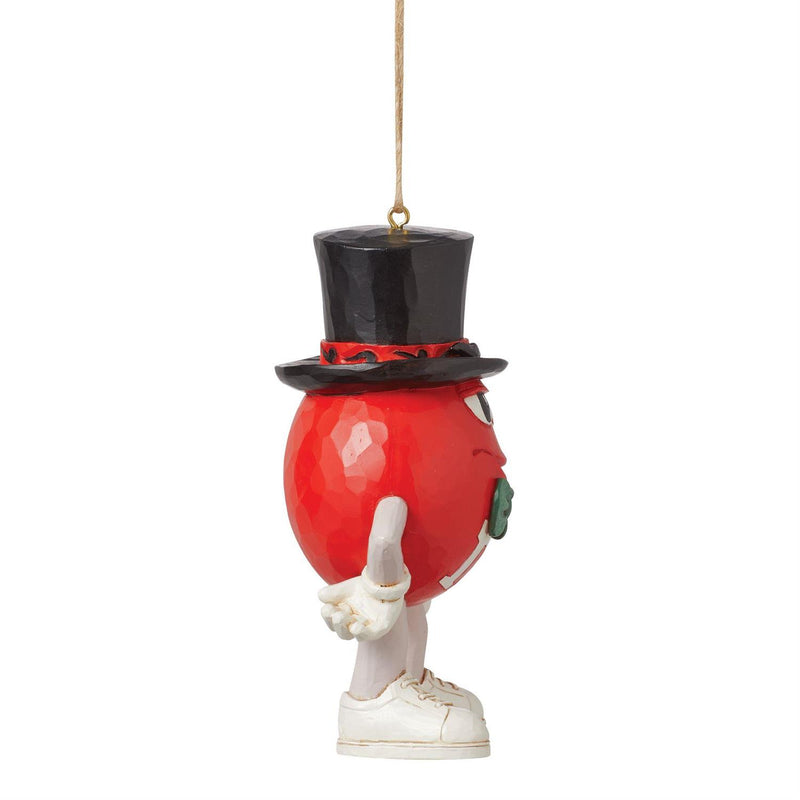 M&M'S Red Character in a Top Hat - Ornament